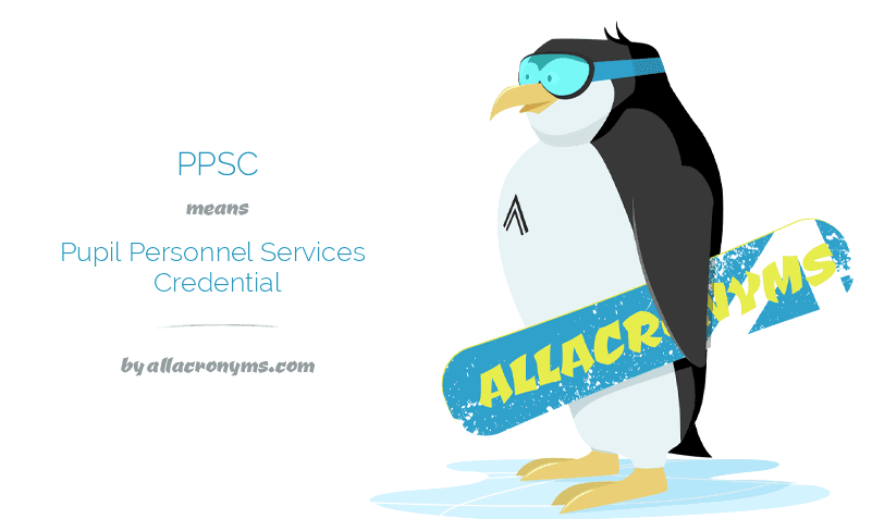 Pupil Personnel Services Credential (ppsc) All