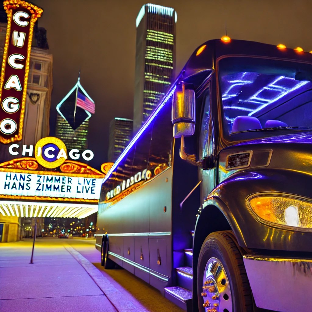Party on Wheels Nights Party Bus Rental Chicago