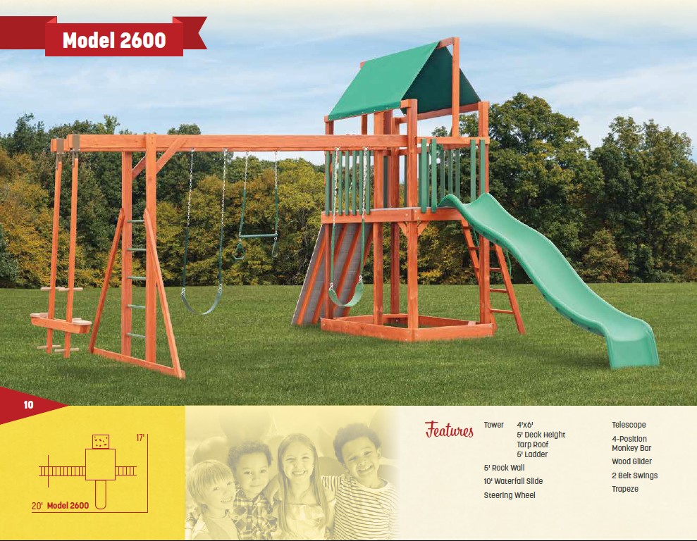 PA Wood Play Sets Amish Built For Kids Located in Pennsylvania and