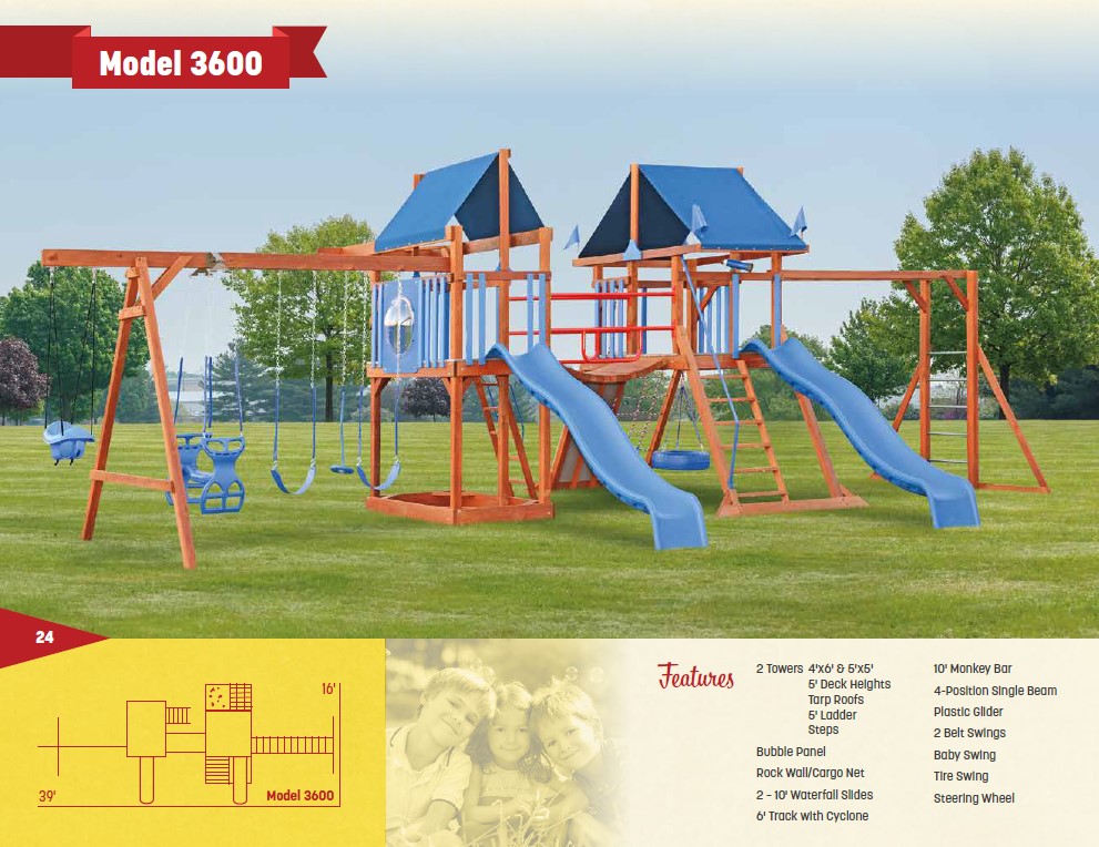 PA Wood Play Sets Amish Built For Kids Located in Pennsylvania and