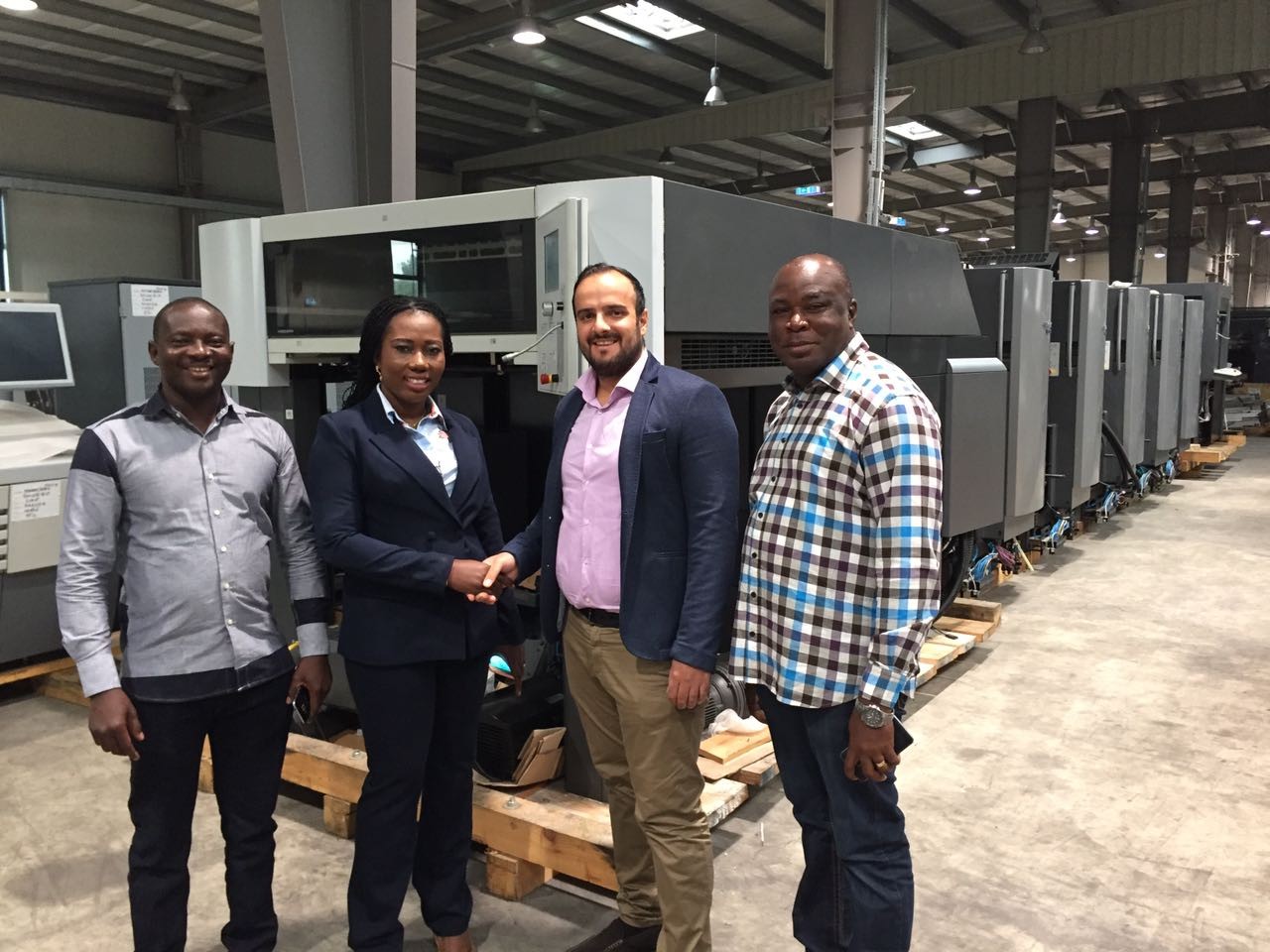 Heidelberg SM 1025P installed in Ghana Allaoui Graphic Machinery