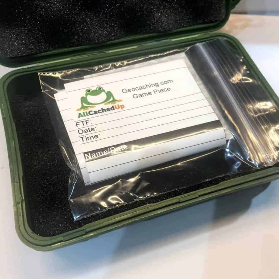 Shockproof Green Geocache Container with Four Lock Points and Hanging