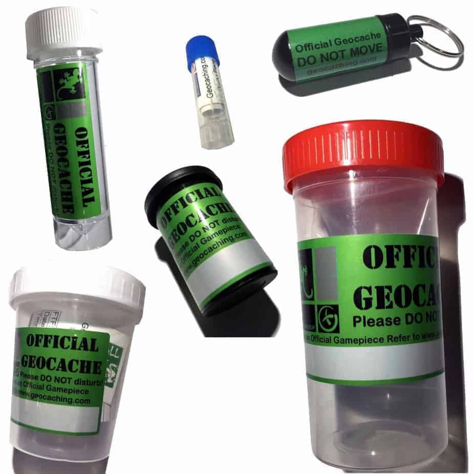 Geocache Container Starter Set 6 Geocaches Ready to Hide with a 'How