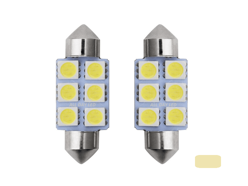 Festoon LED warm wit 36mm 24V All Day Led LED buislamp 24 volt