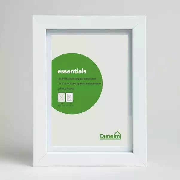 Buy Dunelm Essentials Photo Frame 6" X 4" (15cm X 10cm) gifts for