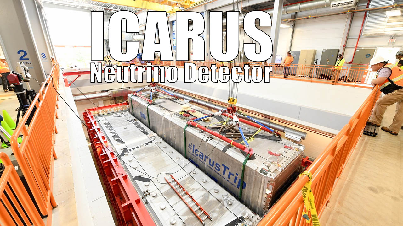 Live webinar 'The Sterile Neutrino Puzzle' ICARUS at Fermilab Allectra