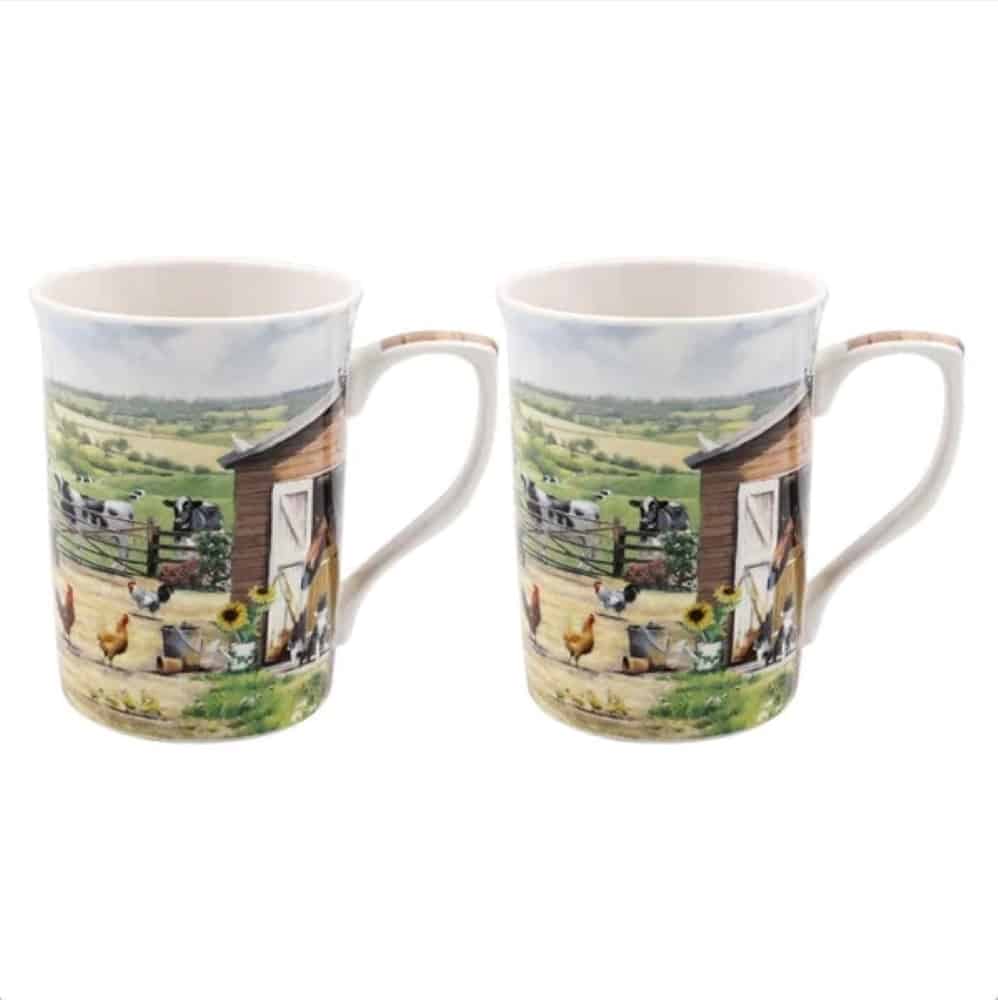 Farmhouse Mugs Set of 2 Allens