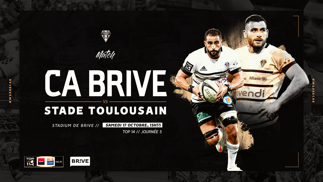 Top 14 Avant match CA Brive Stade Toulousain