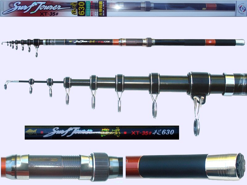 Telescopic very powerful surf fishing rod 21ft All Fishing Buy.