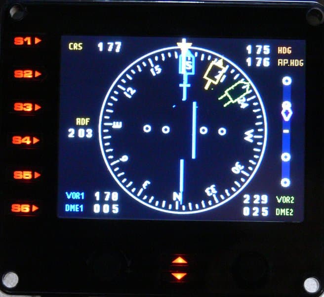Saitek Pro Flight Instrument Panel HSI FS Gauges Mod