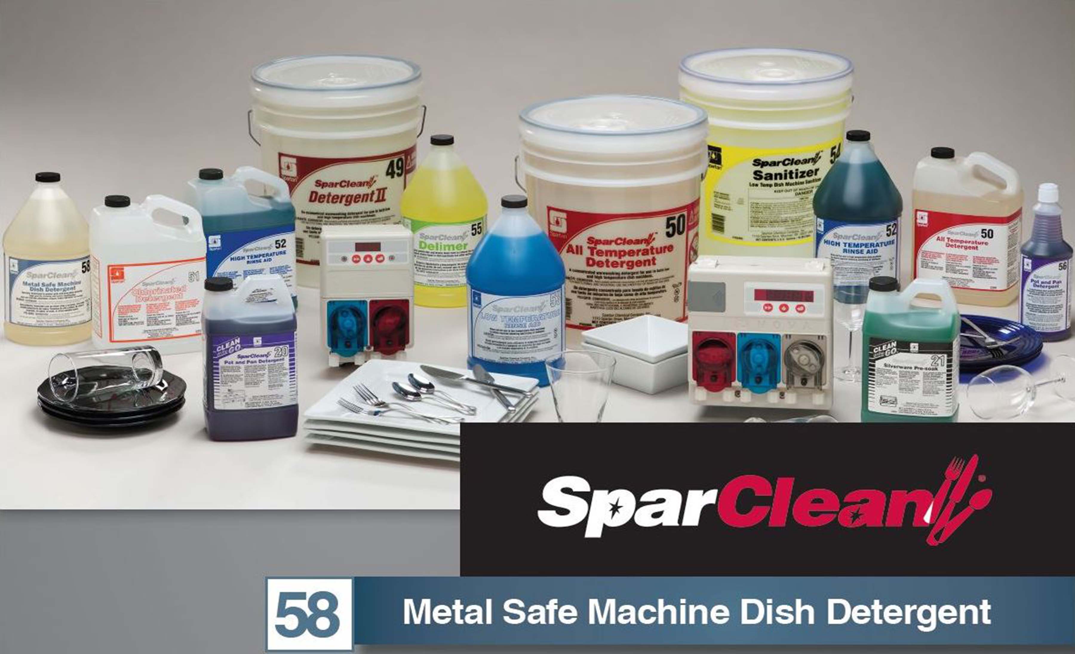 Spantan Chemical Introduces Metal Safe Machine Dish Detergent