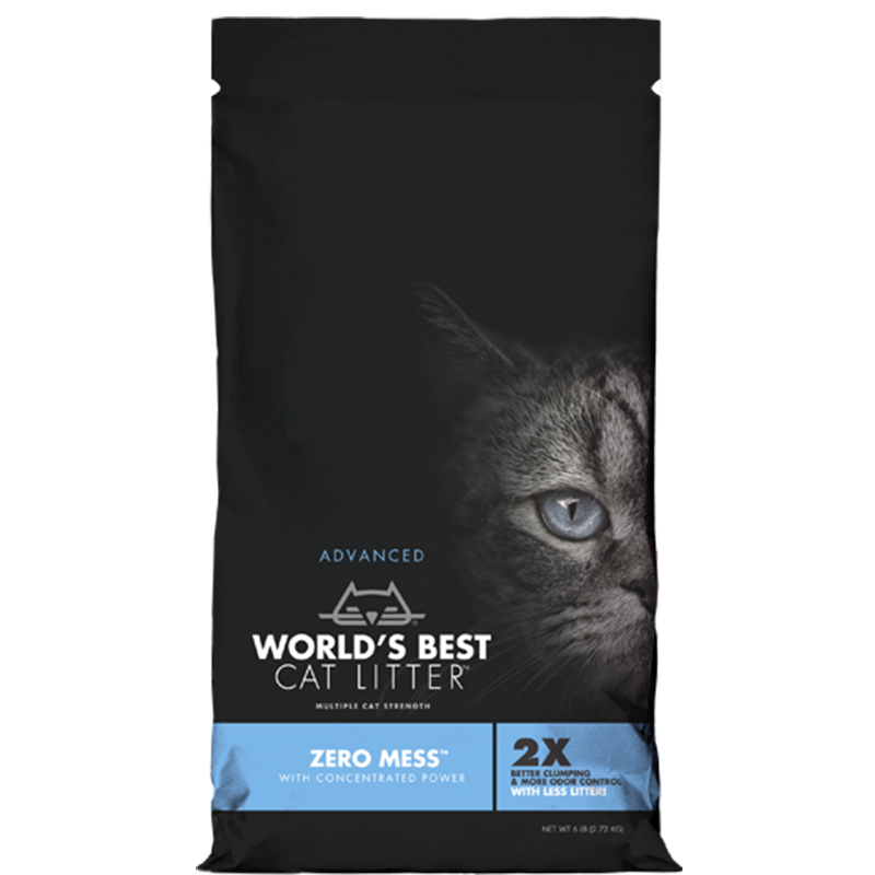 World's Best Zero Mess Unscented 24LB, All for Cats, Cat Accessories