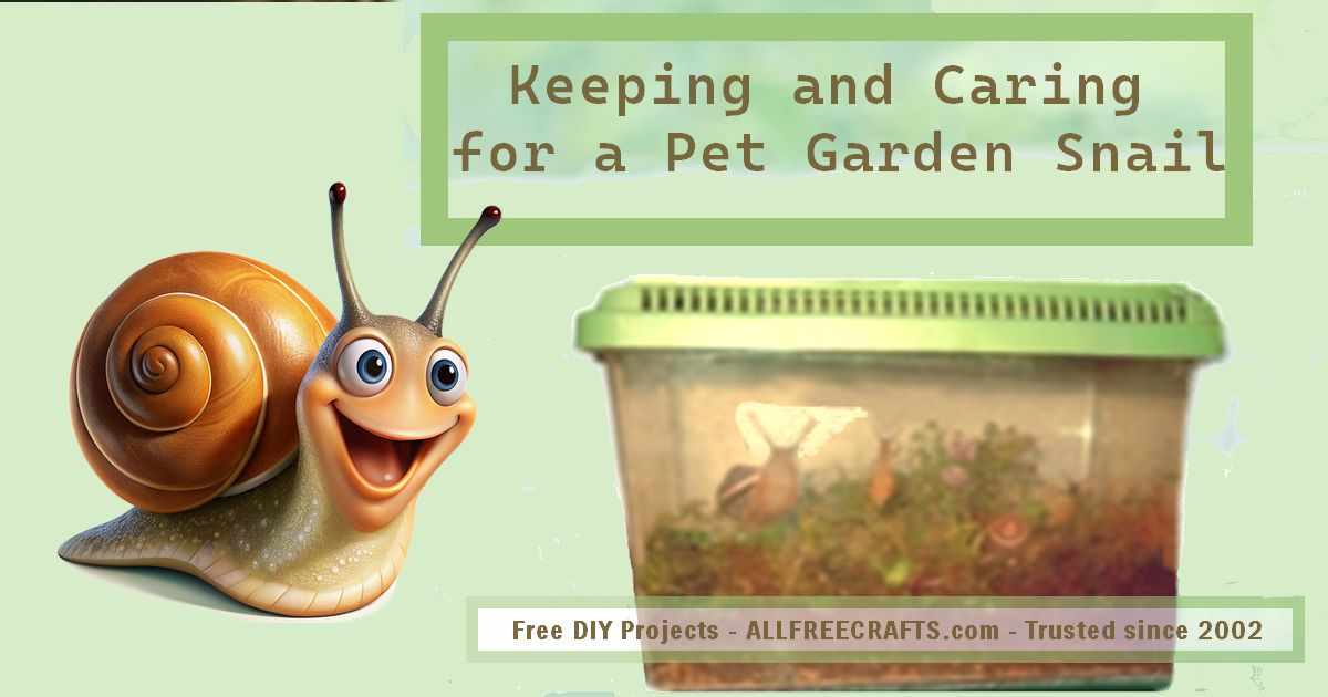 How to Keep Pet Garden Snails