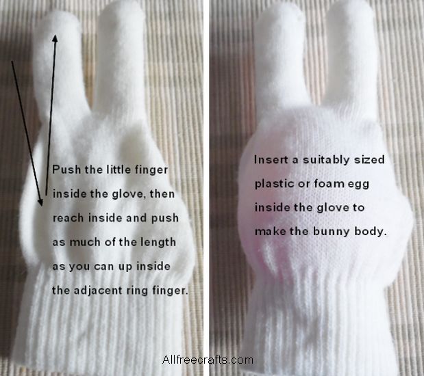 Glove Bunny All Free Crafts(020)