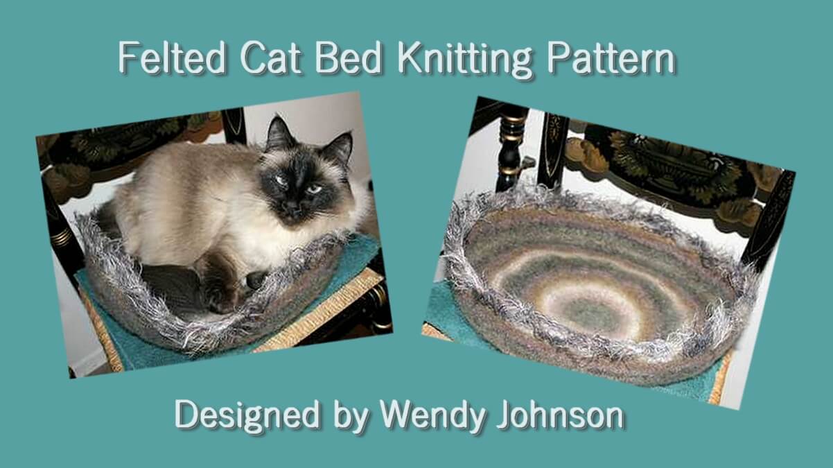 How to Knit a Felted Cat Bed