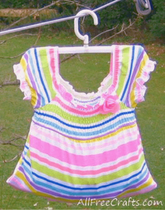 Sew a Peg Bag from a Child's Dress
