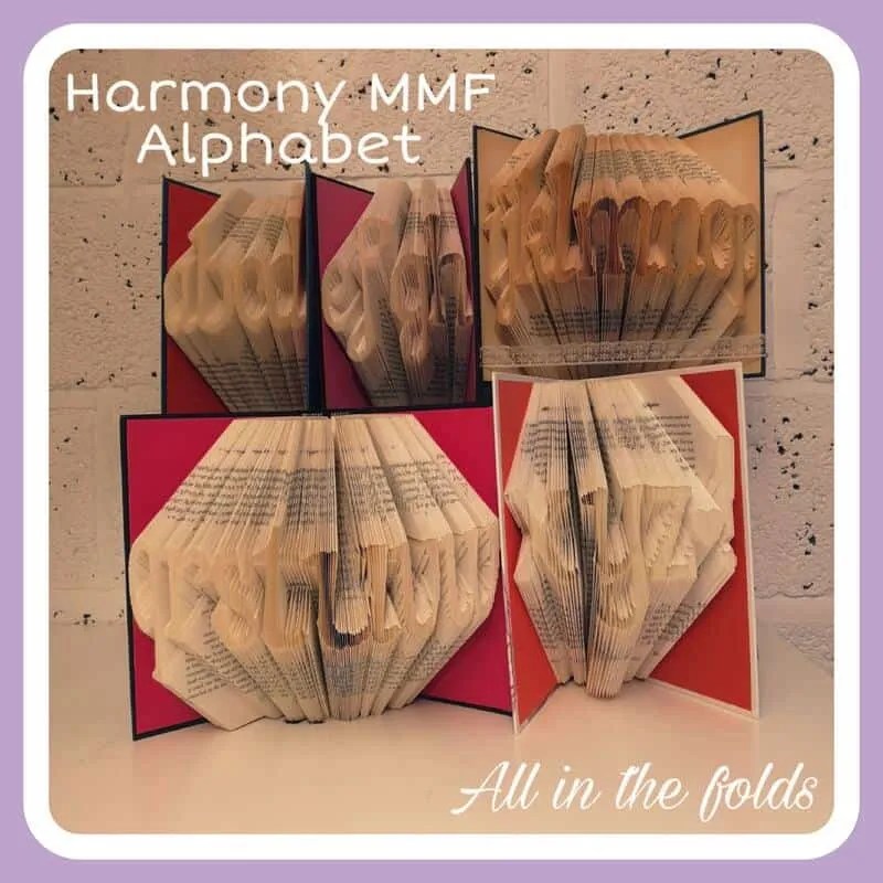 Harmony Full size MMF book folding alphabet *New for 2019* All in the