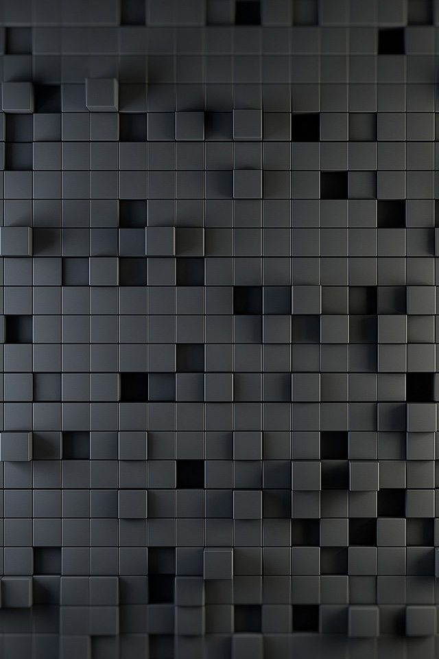 Gray Squares iPhone Wallpaper HD