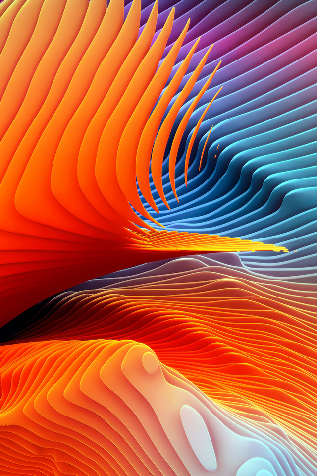 Layer of Colors iPhone Wallpaper HD