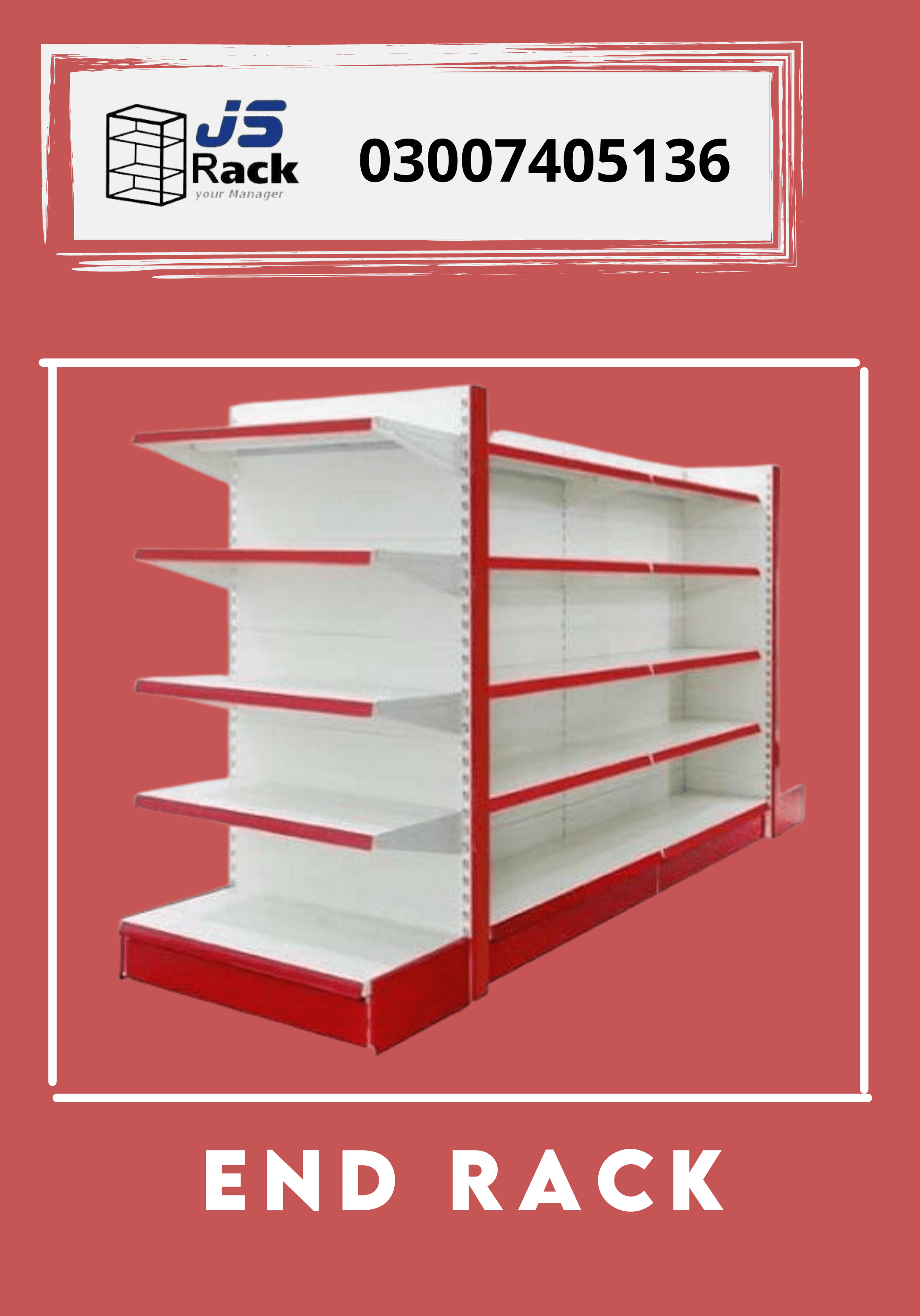 Wall Rack Shelves Double Side Rack End Rack for Superstore Grocery Store Mart in Pakistan www