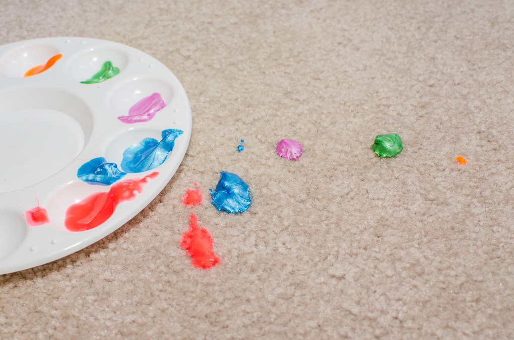 How to Get Paint Out of Carpet allmomdoes