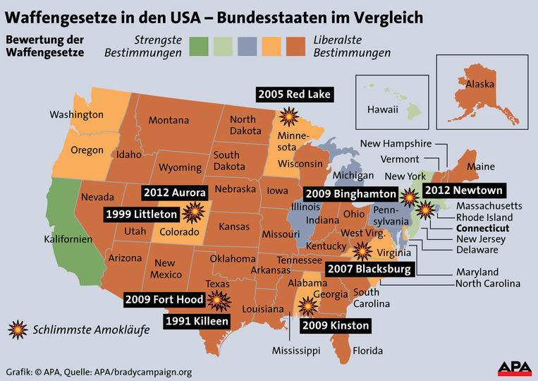 USA Waffen und das Waffengesetz. Wann hört das auf? (Seite 213