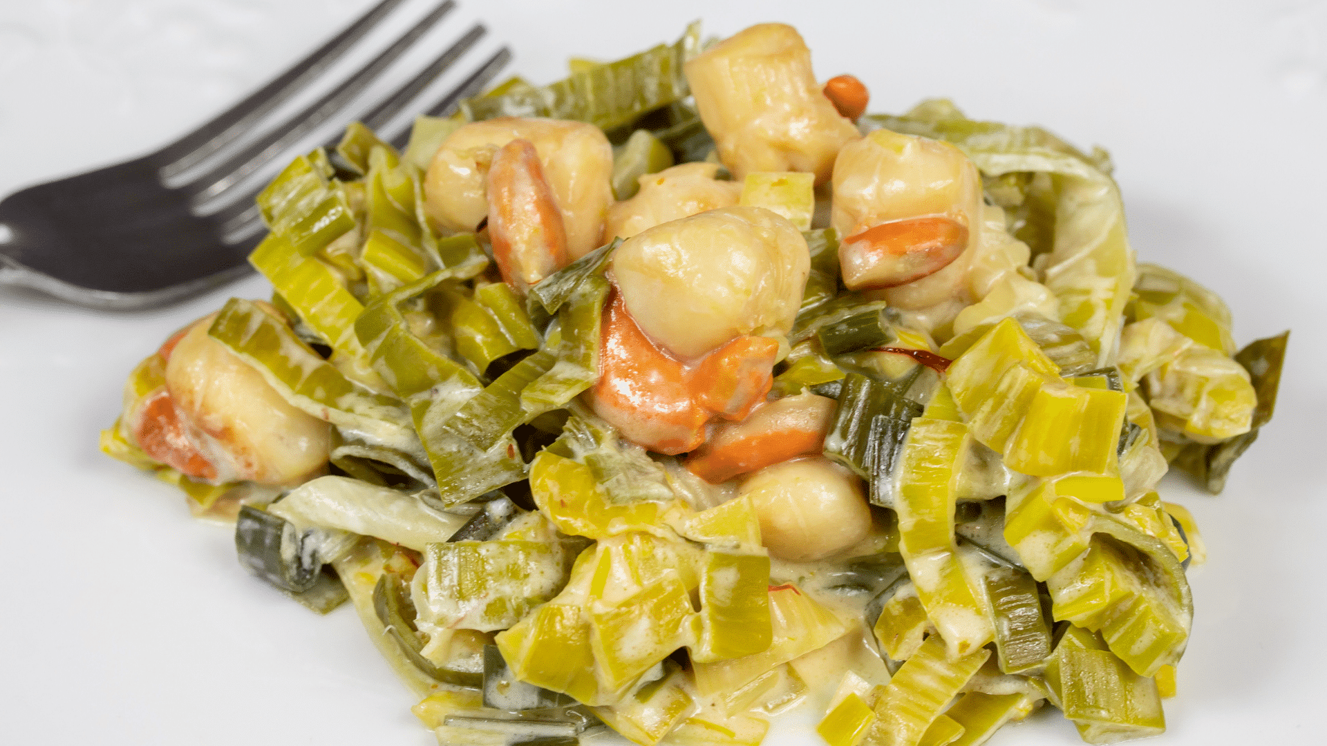 Fondue de poireaux au vin blanc Recettes