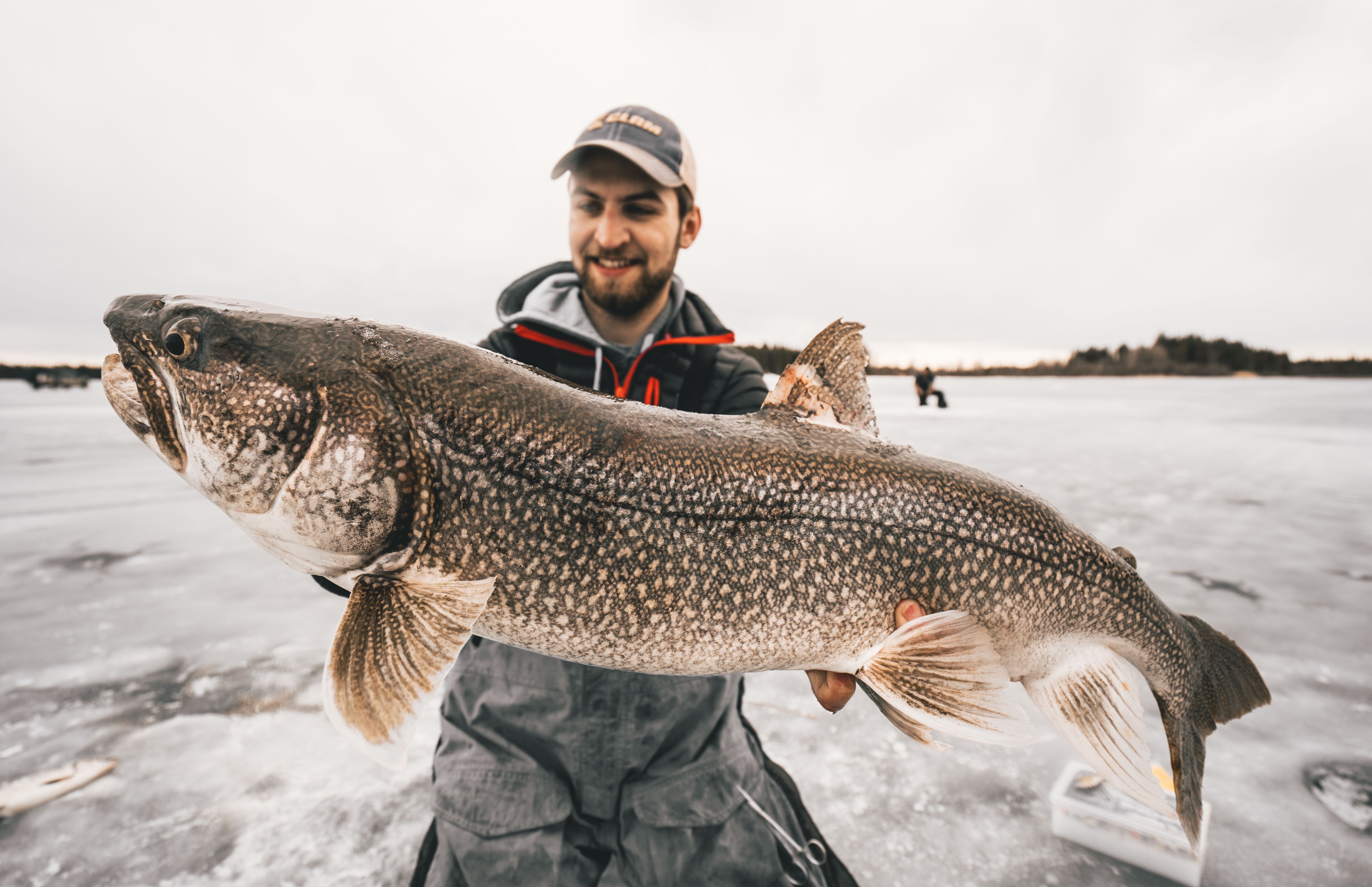 Winter Ice Fishing the Northern Region Lakes of Manitoba