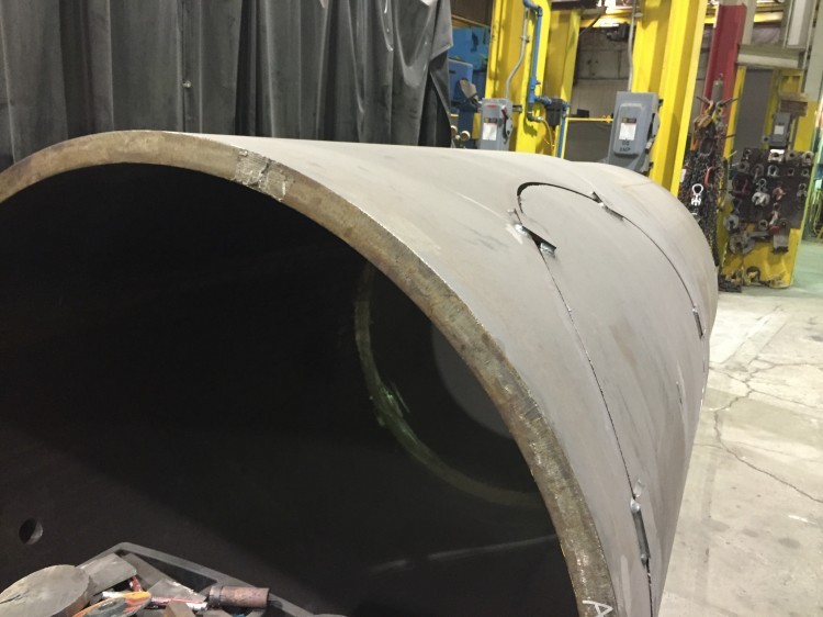 Rolling Sheet Metal Welded Cylinder Service