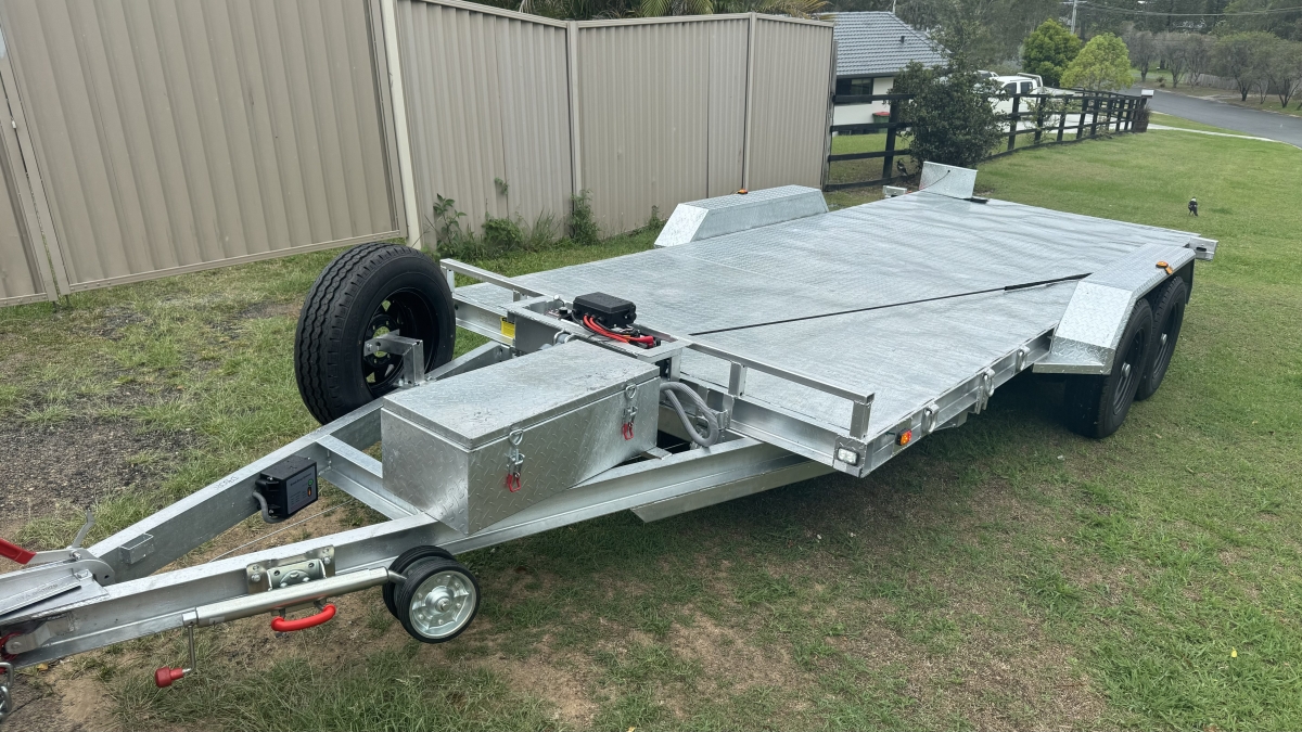 9,850 3.5T HYDRAULIC RAMTILT CAR TRAILER G ALL PURPOSE TRAILERS