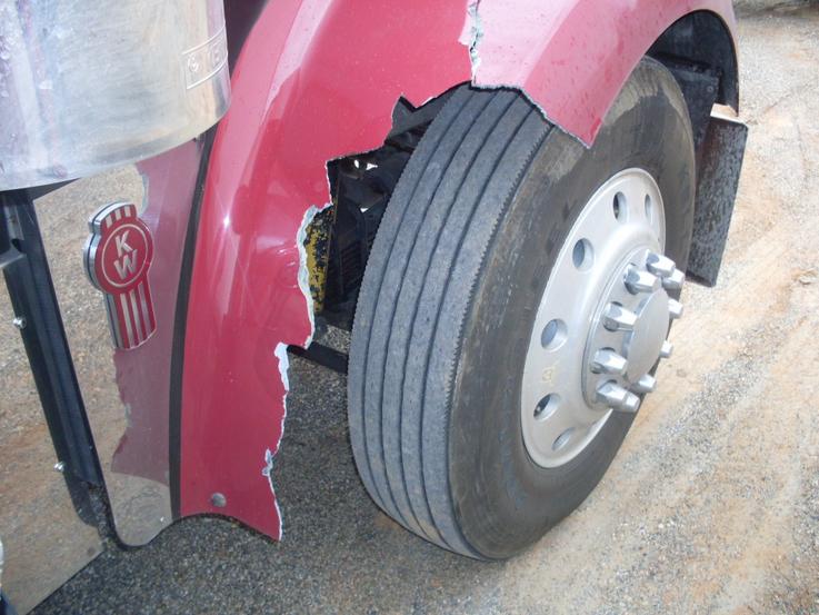 Collision at Allred's Rods and Customs