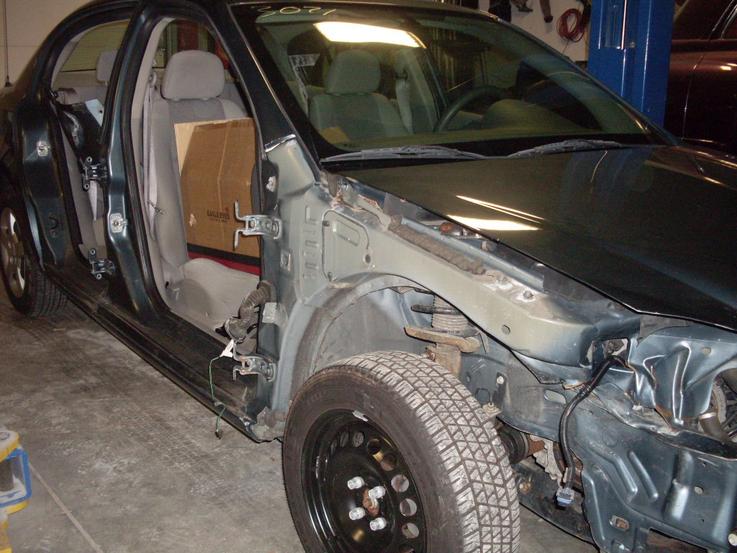 Collision at Allred's Rods and Customs