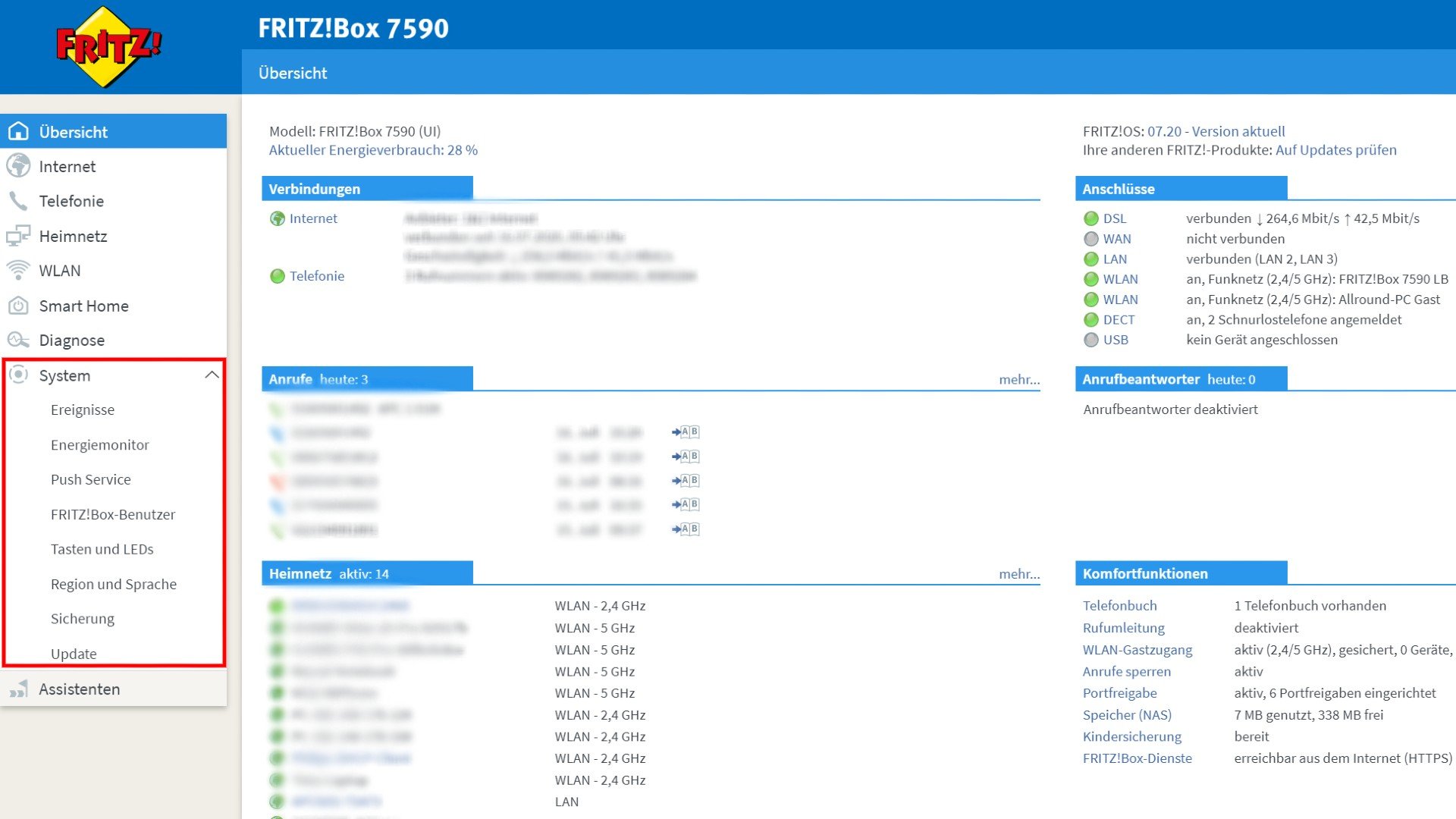 Anleitung FRITZ!OSFirmware auf der FRITZ!Box updaten