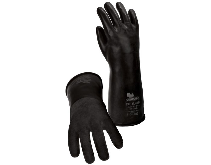 Guardian CP14R Butyl Rough Chemical Resistant Gloves 51601, 51602
