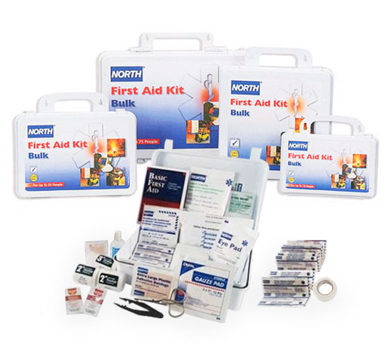 North Bulk First Aid Kits 0197010001L, 0197030002L , 0197050003L