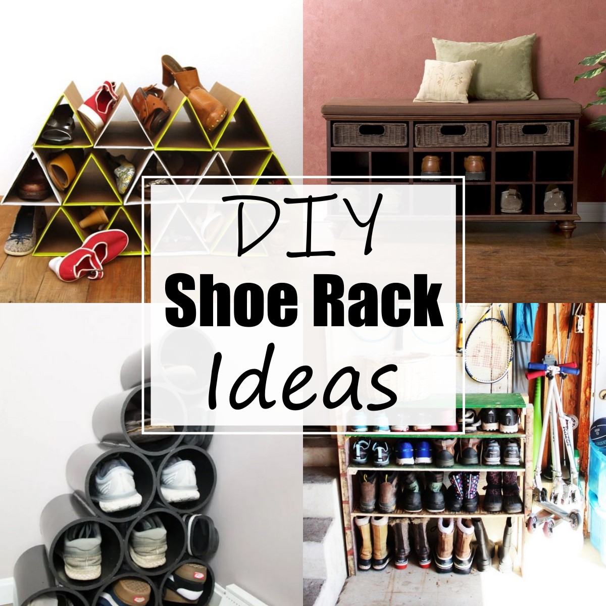 15 DIY Shoe Rack Ideas For Small Spaces All Sands