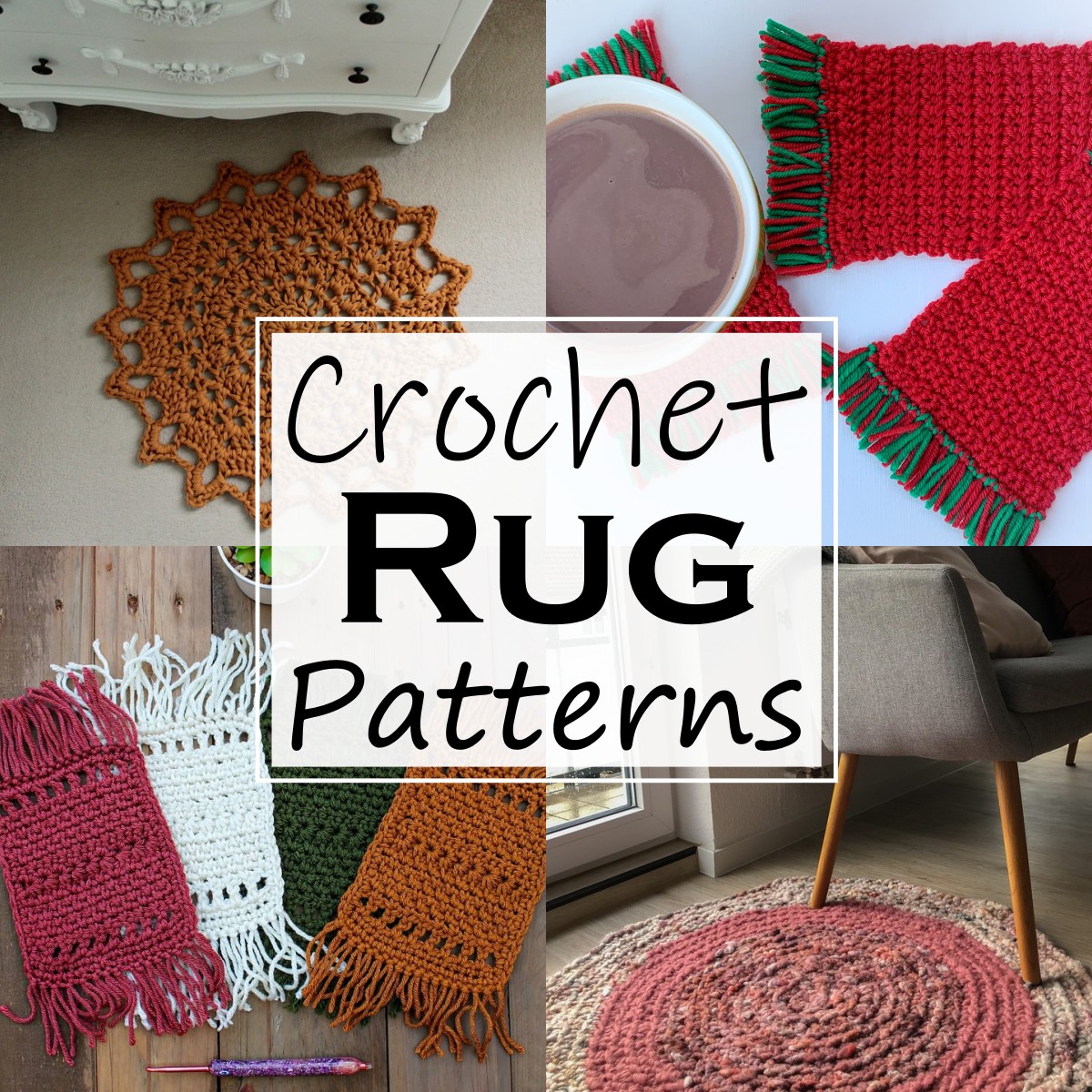 20 Easy Crochet Rug Patterns For Beginners All Sands