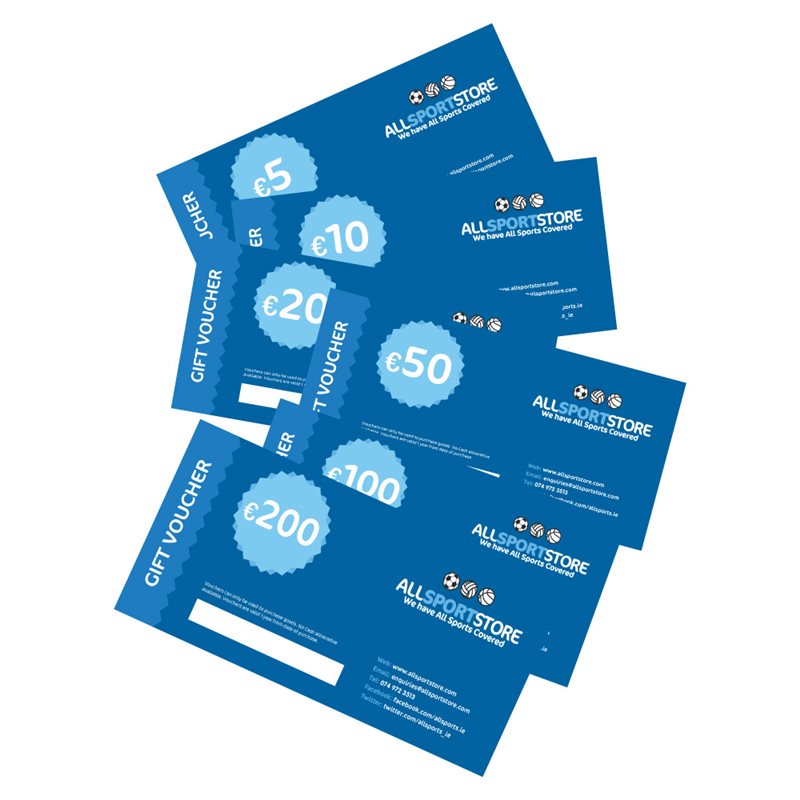 All Sports GIFT VOUCHERS