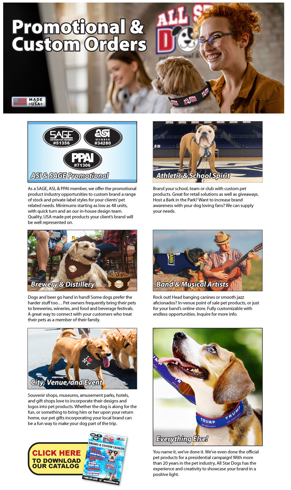 All Star Dogs Customized products for dogs