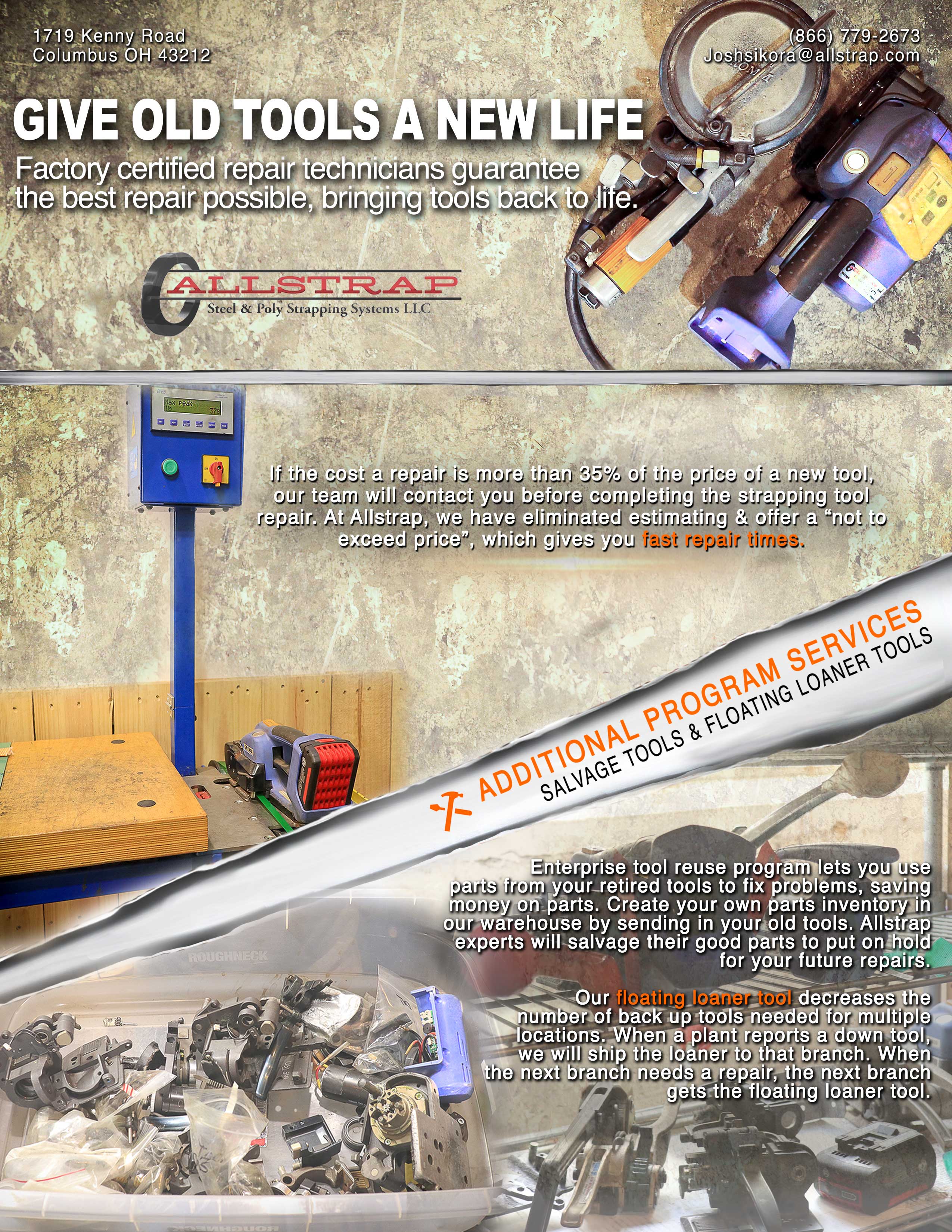 ToolRepair Service for Strapping Tools