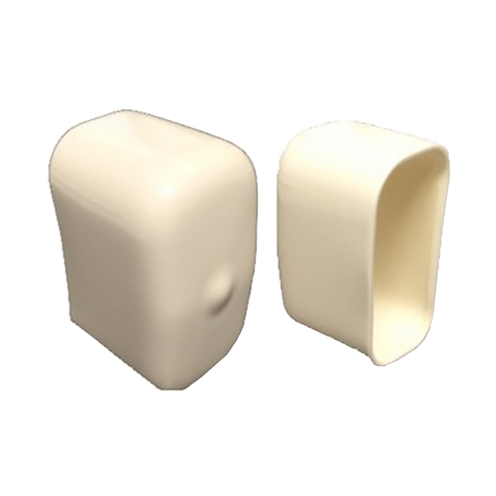 Plastic White End Caps ALLTEMP