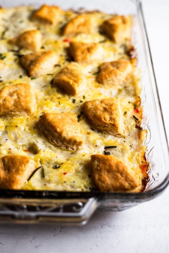 Biscuits and Gravy Casserole All the King's Morsels