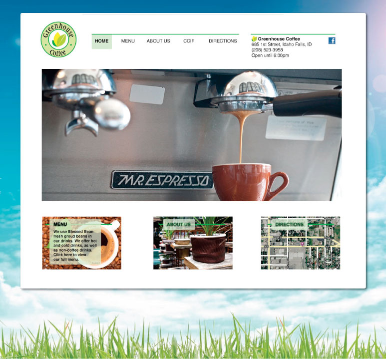 Greenhouse Coffee's First Site