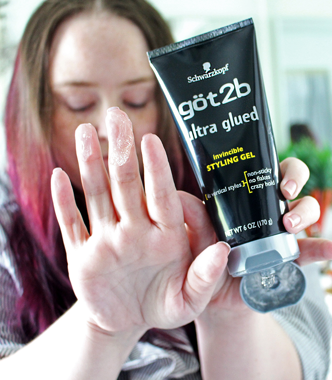 DIY at Home Hair Dye Tips & Tricks + Twisted Headband Styling Tutorial with Schwarzkopf got2b® Metallics Smoky Violet & got2be® hair products on All Things Beautiful XO