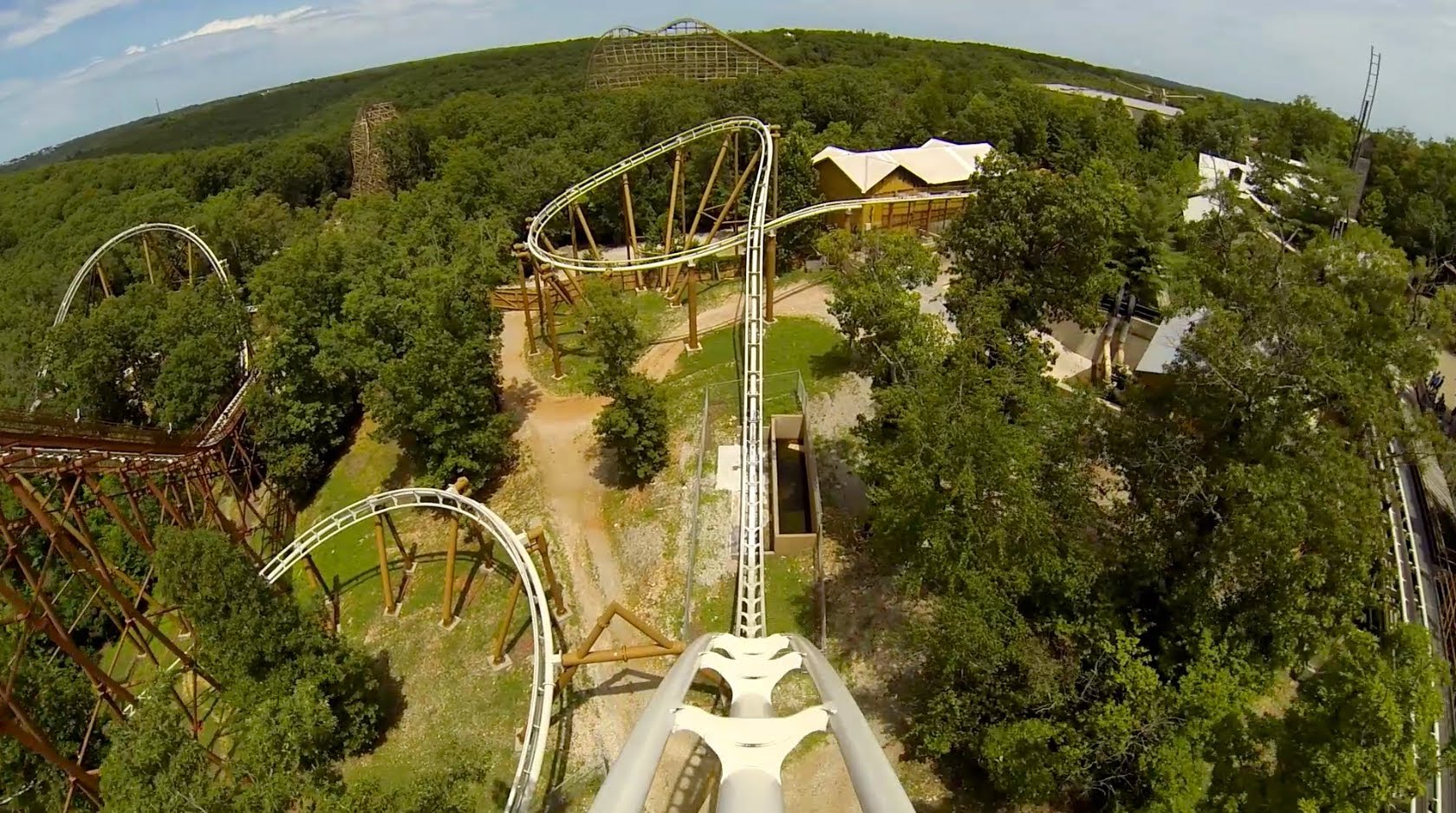 Powder Keg Roller Coaster POV UPDATED 2013 Silver Dollar City Branson