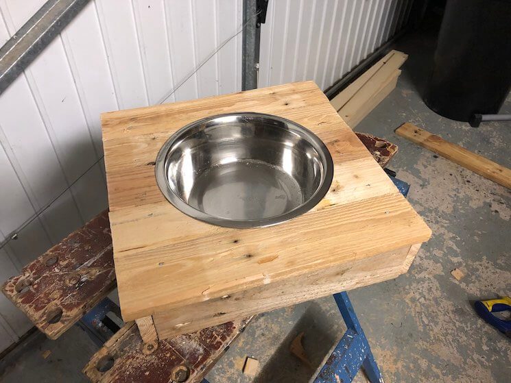 Build a Raised Dog Bowl Stand DIY Step by Step Guide All Things Dogs