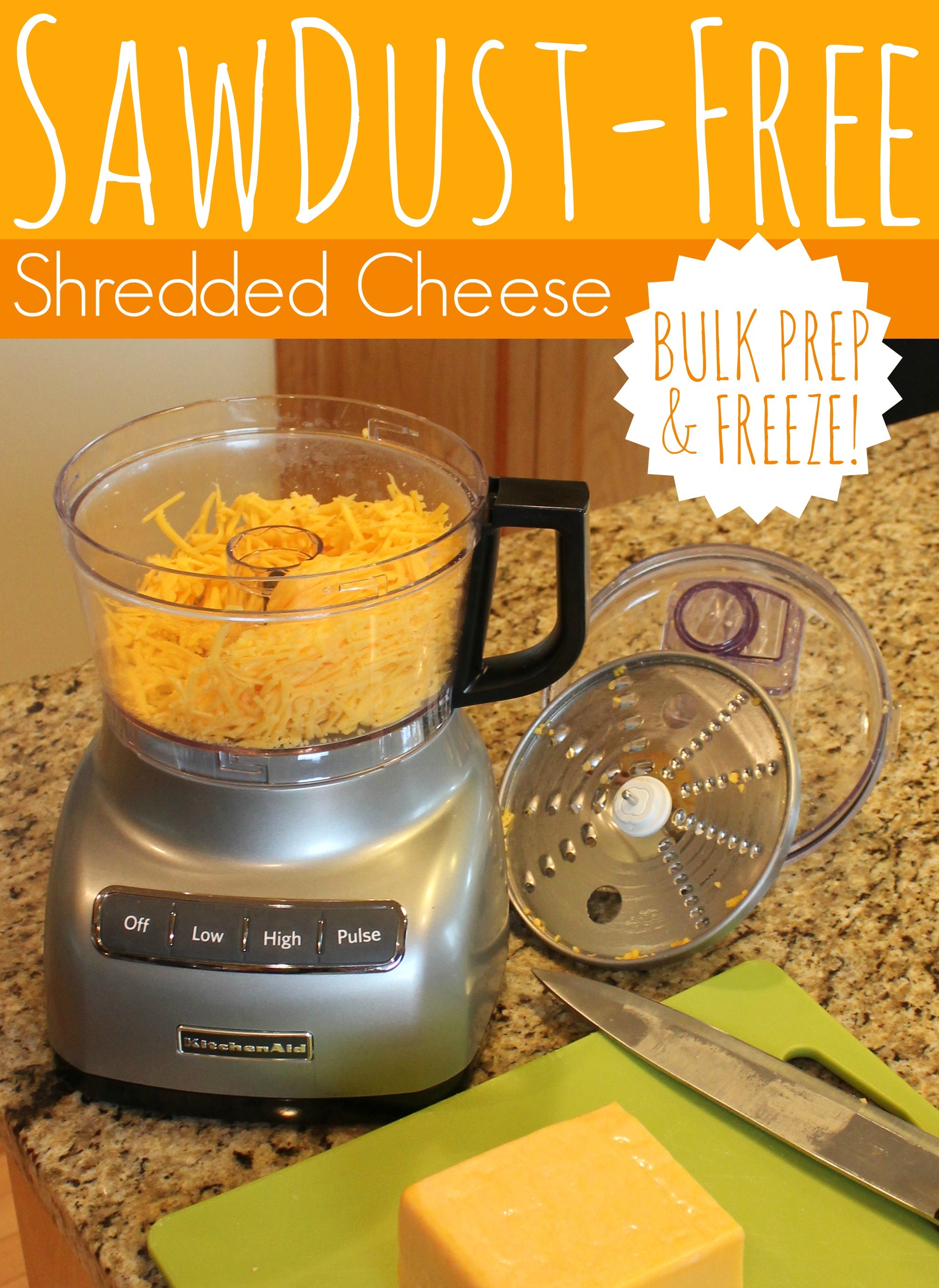 SawdustFree Shredded Cheese All Things G&D