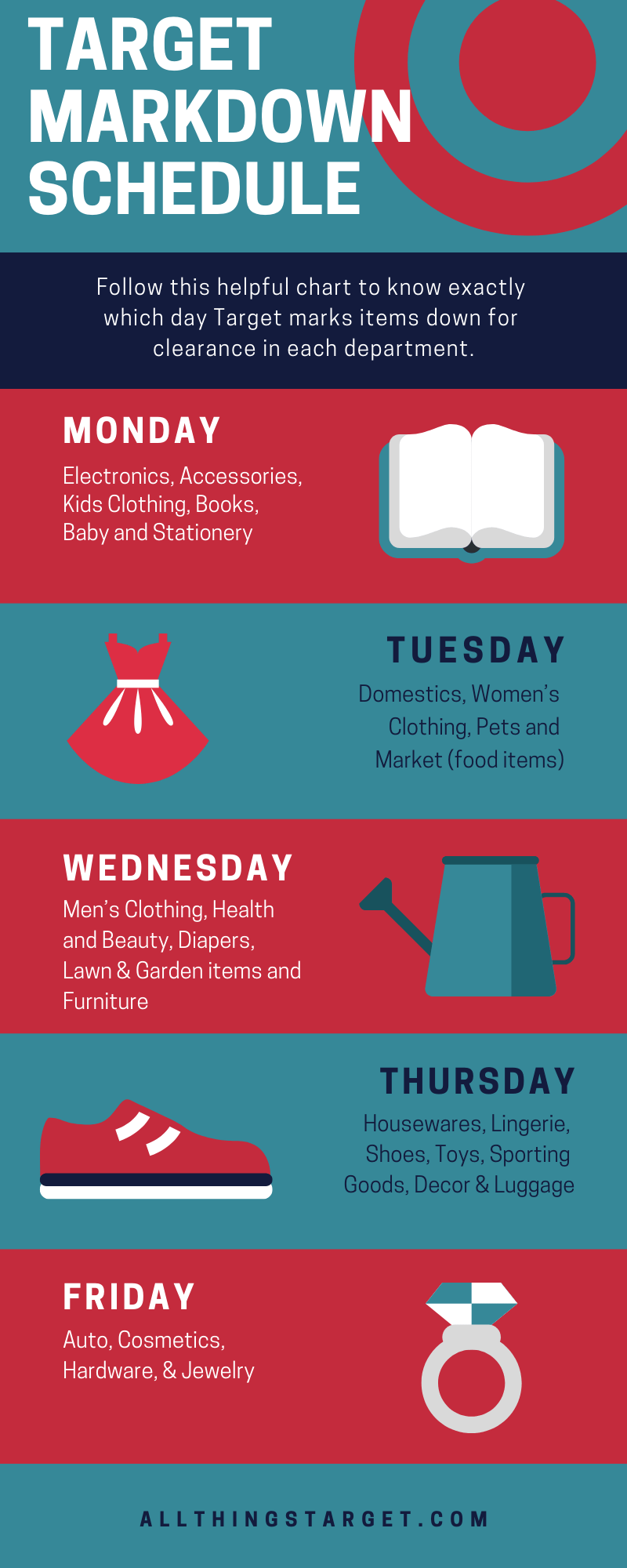 Target Markdown Schedule Clearance All Things Target