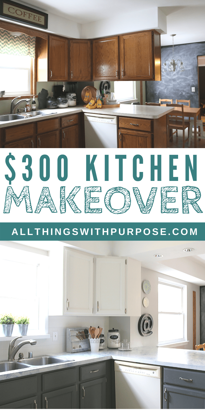 My 300 Kitchen Makeover with Painted (4 Years Later!)