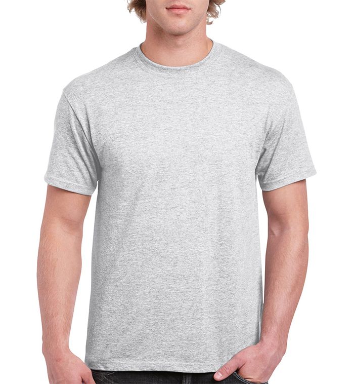 36 Units of Unisex Gildan Ash Grey Cotton TShirt, Size Xlarge Mens T